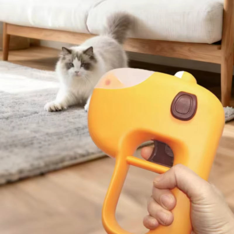 Lanzador de Snacks para Perros y Gatos – Juguete Interactivo Dispensador