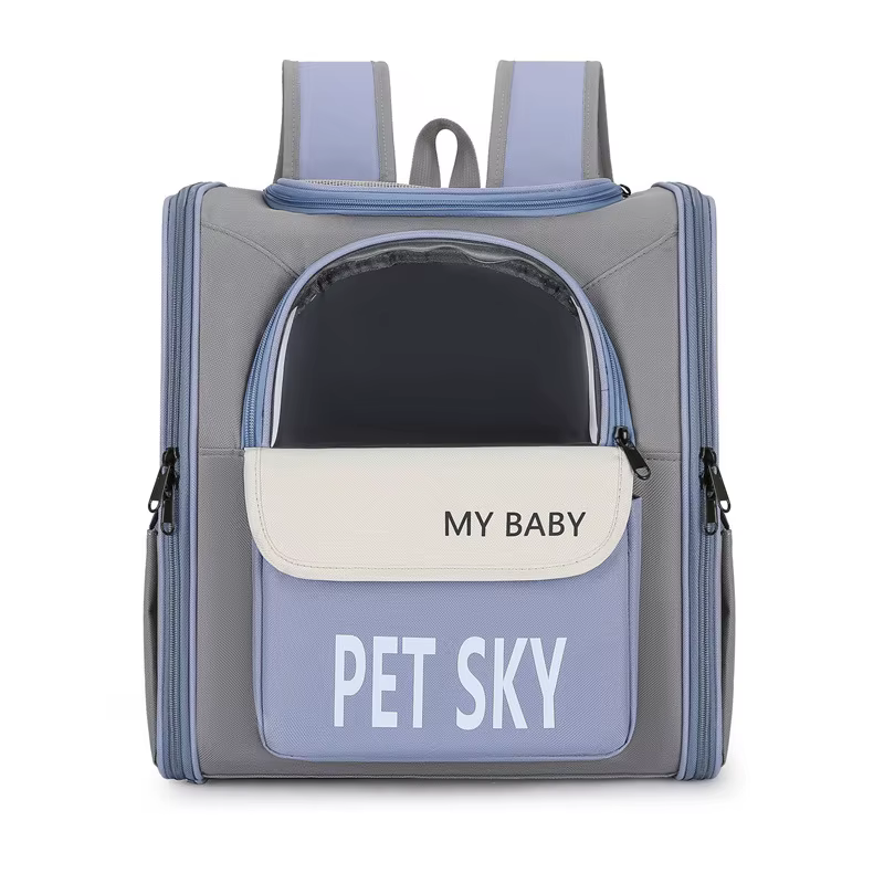Mochila de transporte plegable y transpirable para gatos - imagen 3