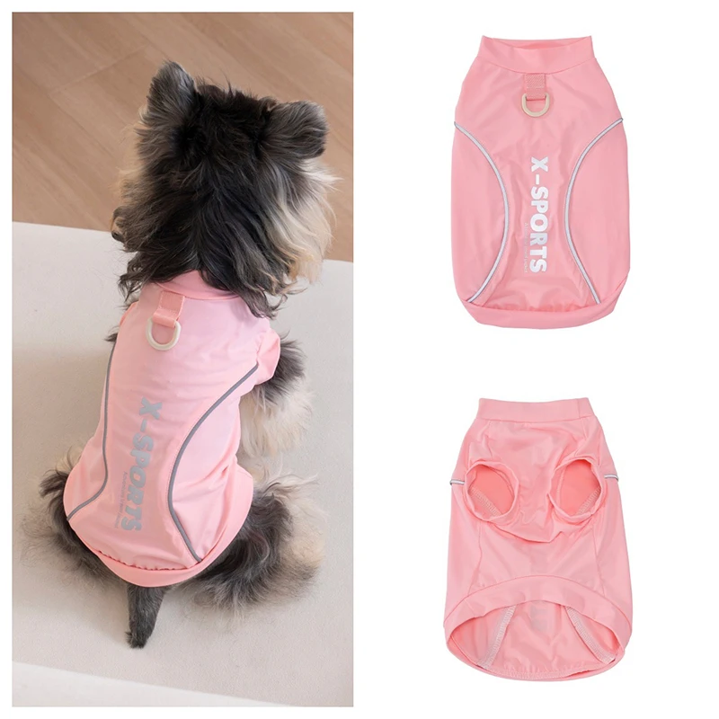 Camiseta Mic Cat en perro mediano