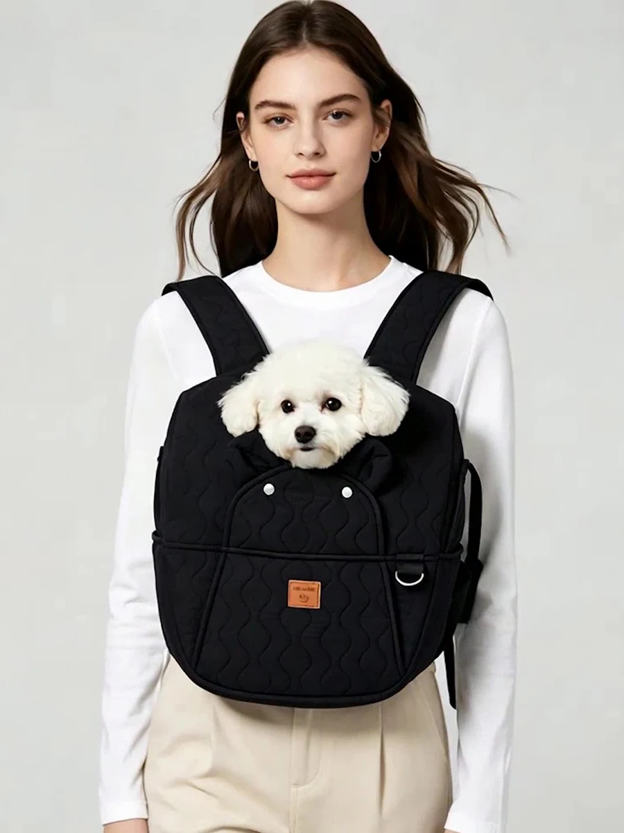 Mochila porta mascota doble uso para gatos y perros - imagen 3