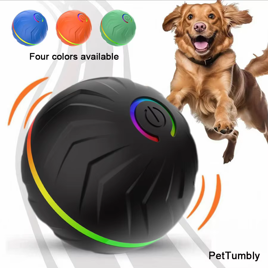 Juguete interactivo para mascotas sobre fondo claro