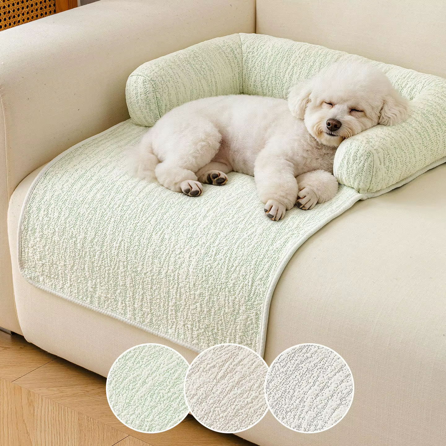 Cama sofá plegable antideslizante de verano para perros y gatos - imagen 5