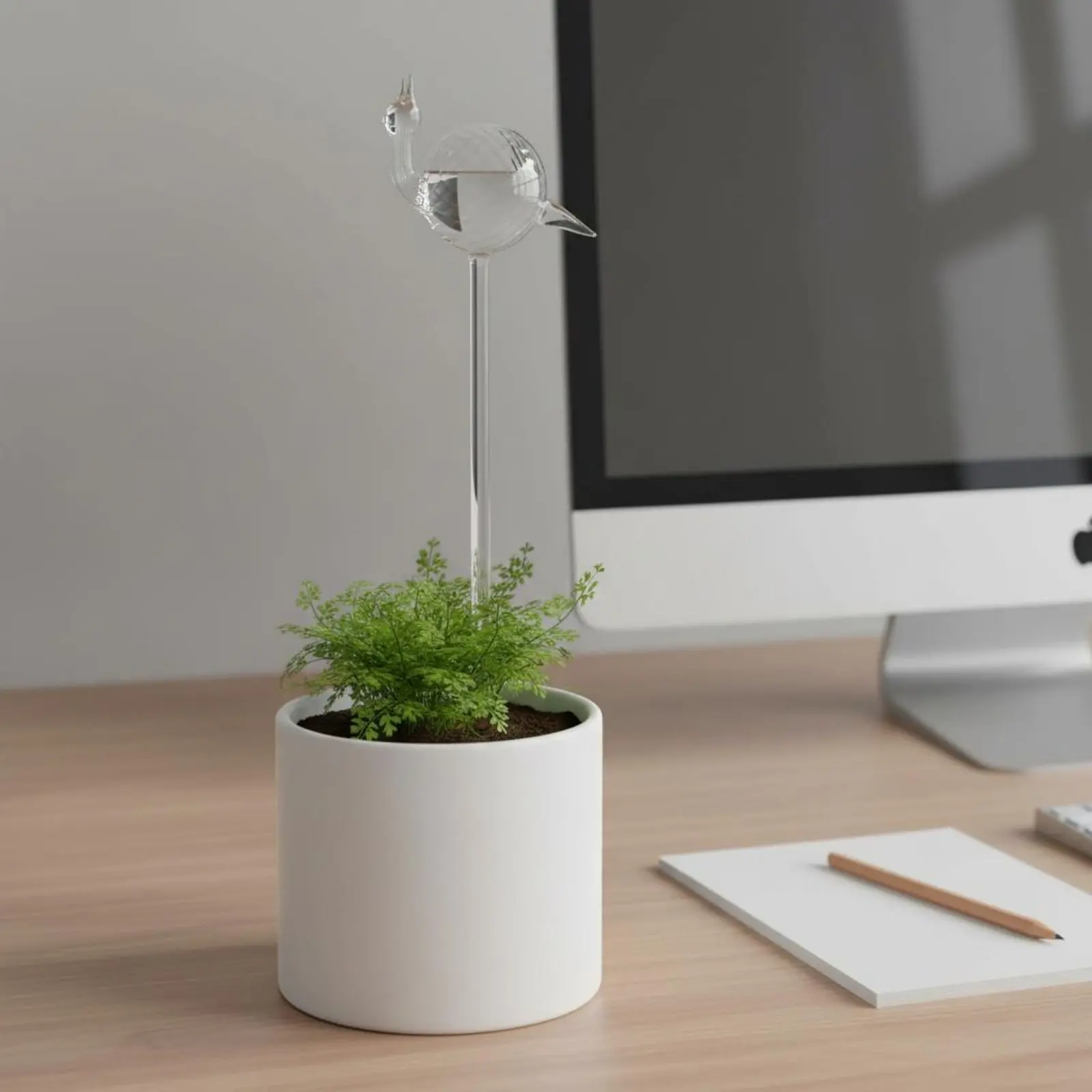 Globo de riego automático para plantas: sonda de vidrio artesanal - imagen 4
