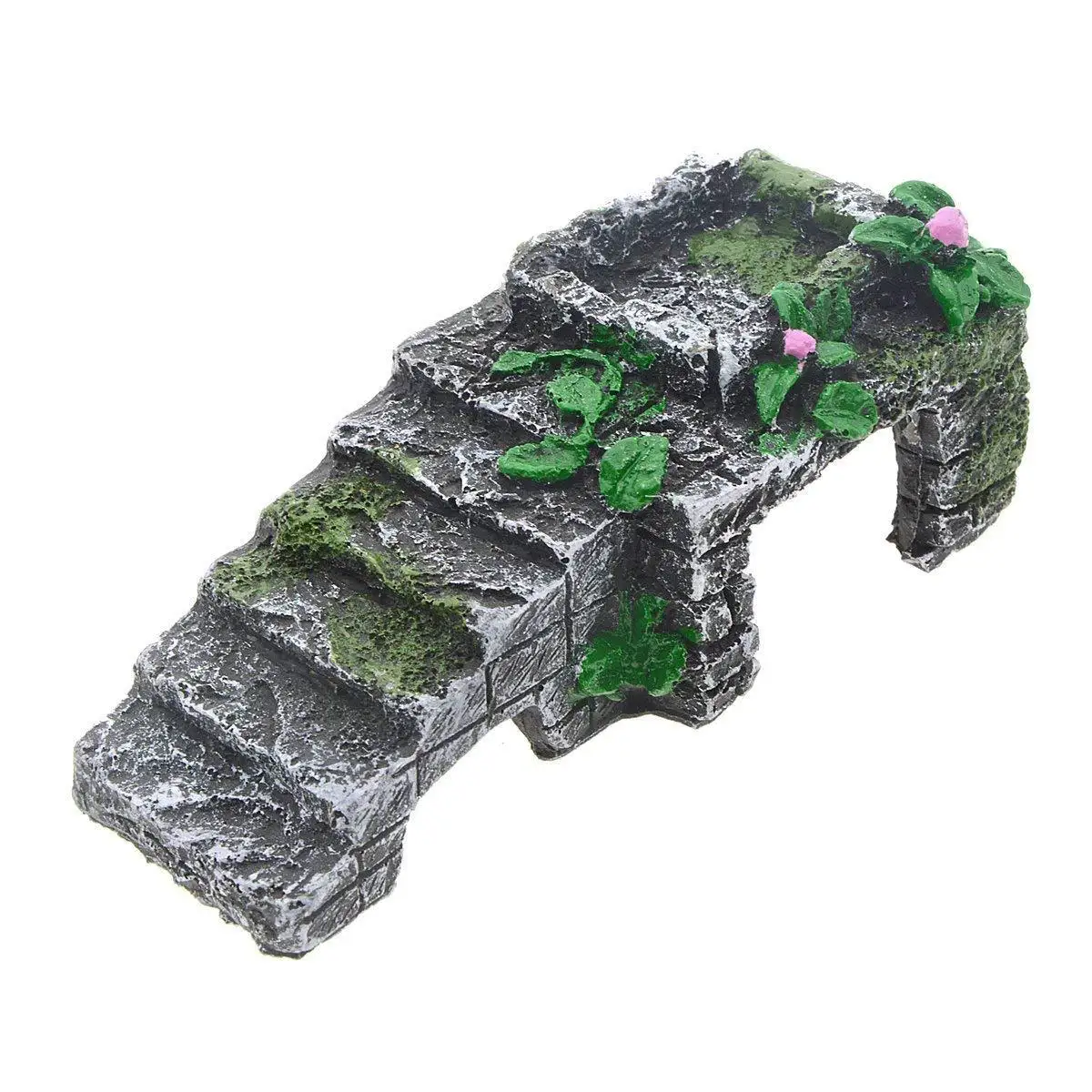 Plataforma de descanso para tortugas: cueva y decoración de acuario - imagen 4