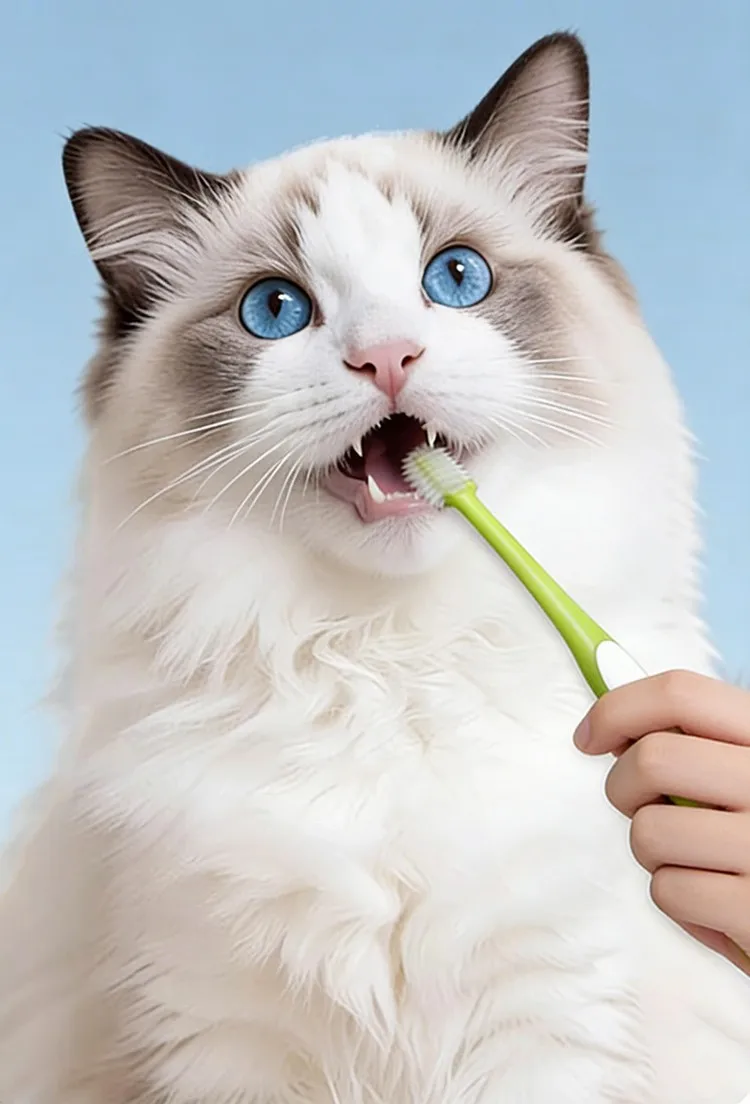 Cepillo de dientes para perros 360 grados detalle de cerdas