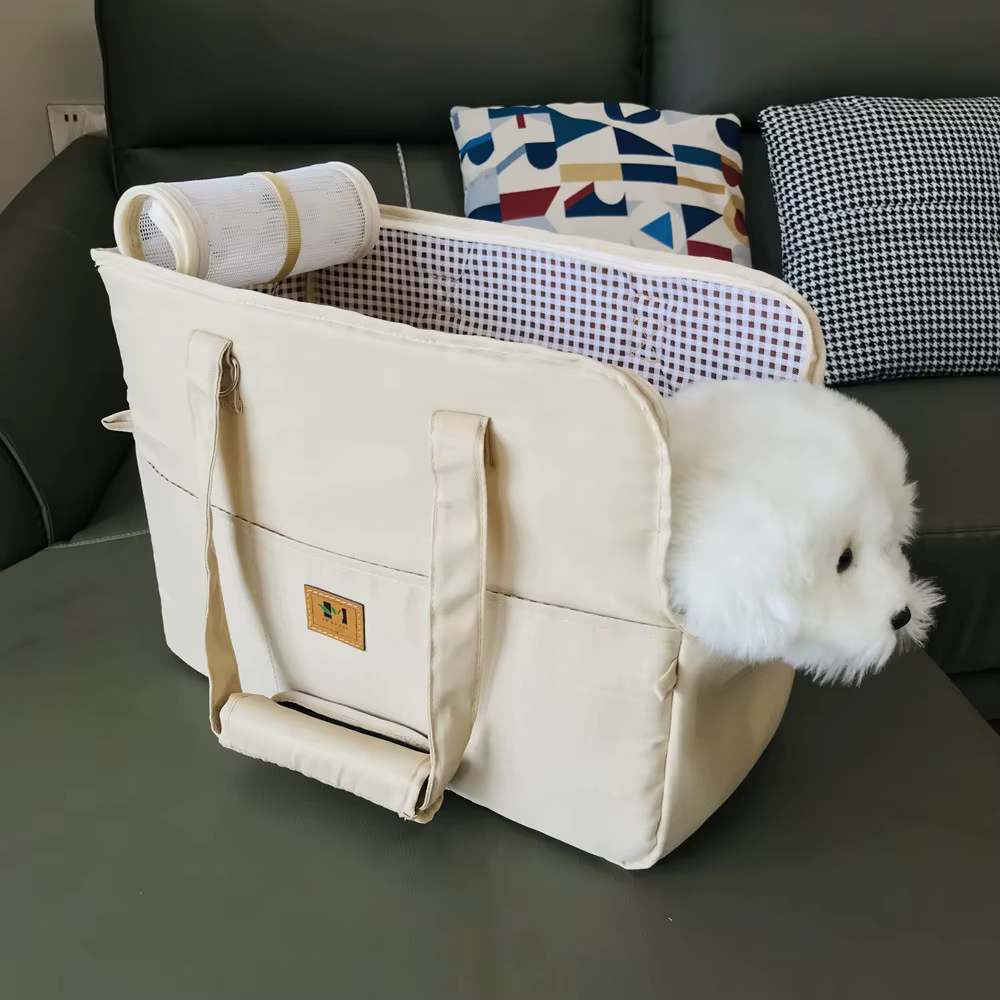 Bolso transportín transpirable de viaje para gatos y perros - imagen 2
