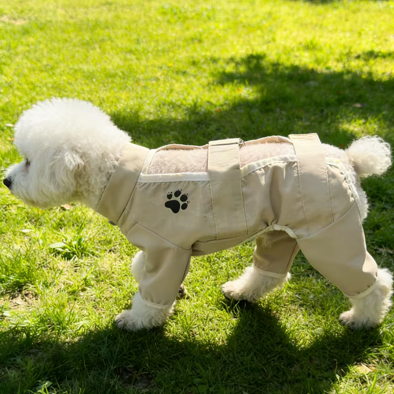 Traje antipolvo para perro Bulldog Francés – Chaqueta con patas - imagen 4