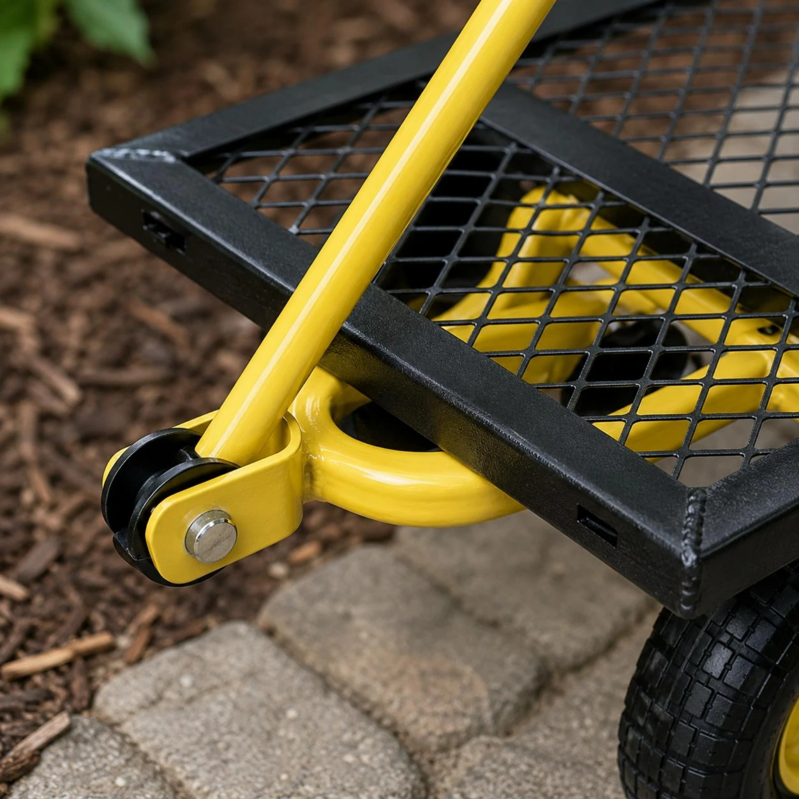 Transportín plegable tipo carretilla para perros y gatos de acero