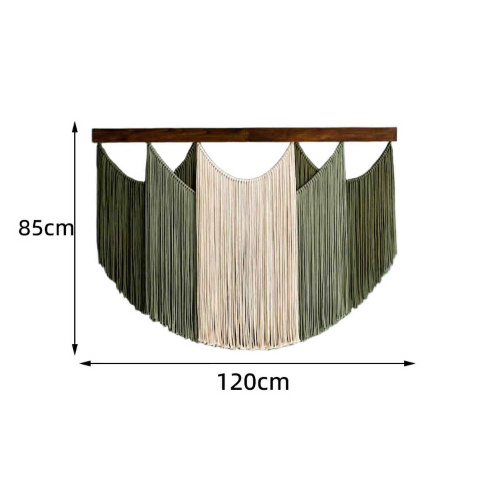 Hamaca pared para gatos estilo bohemio – Tapiz colgante con borlas