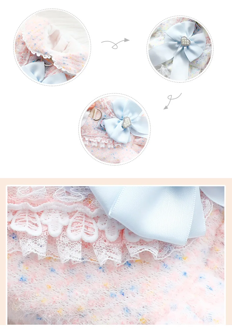 Vestido de princesa para perro pequeño