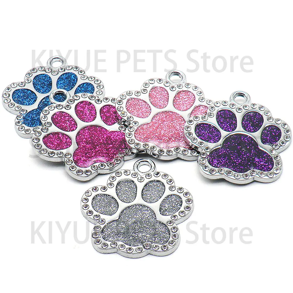 Chapa identificativa personalizada con strass para perro y gato - imagen 5