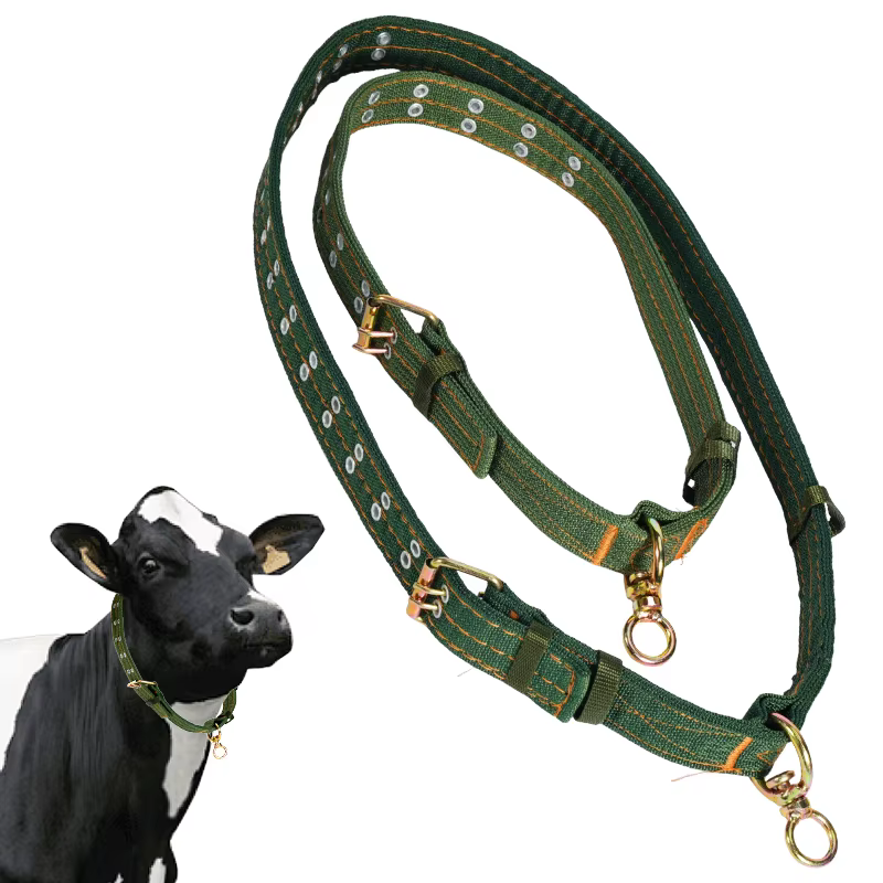 Correa de ganado con hebilla metálica – Ajuste cervical antidesgarro para vacas - imagen 2