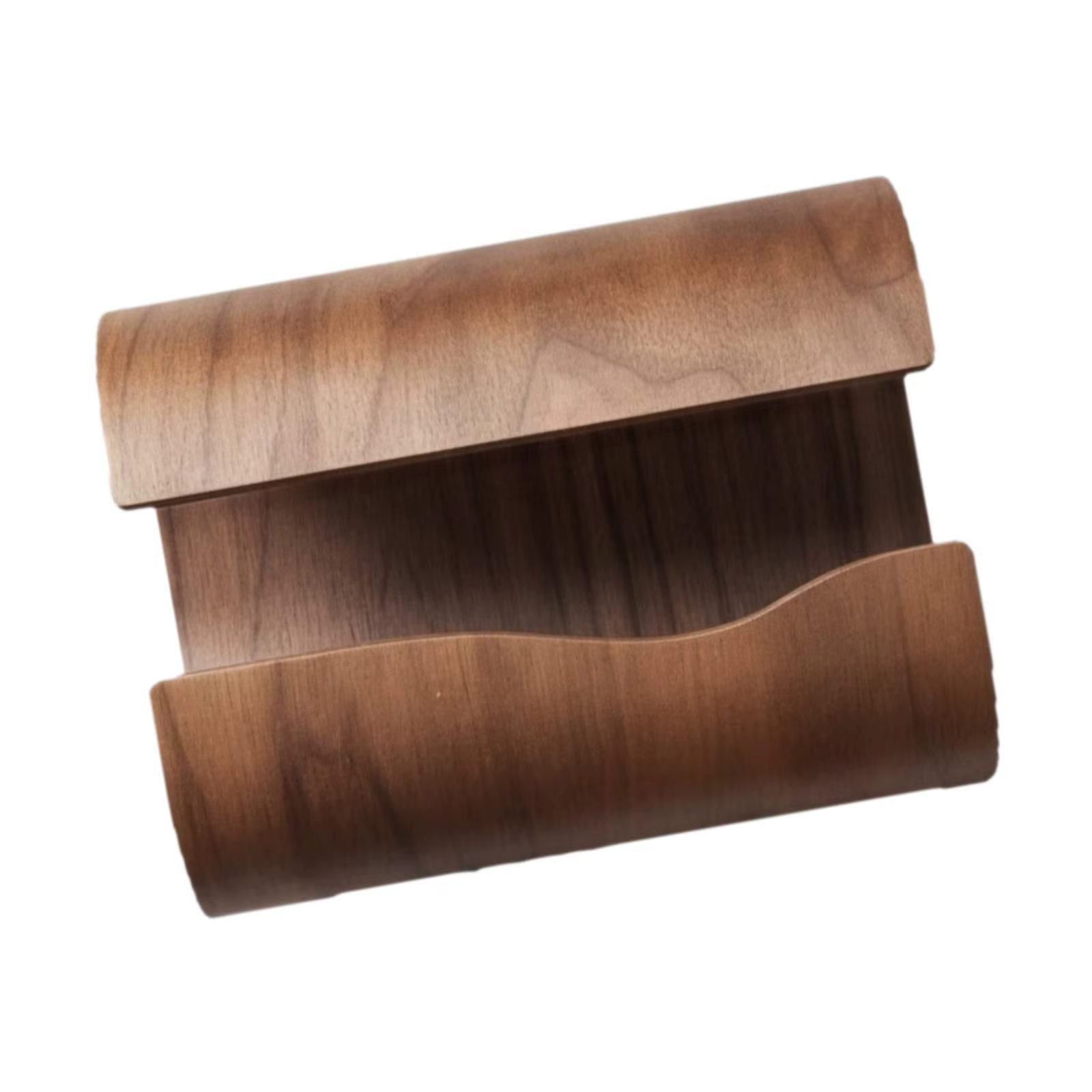 Caja de pañuelos de madera rústica para sobremesa - imagen 2