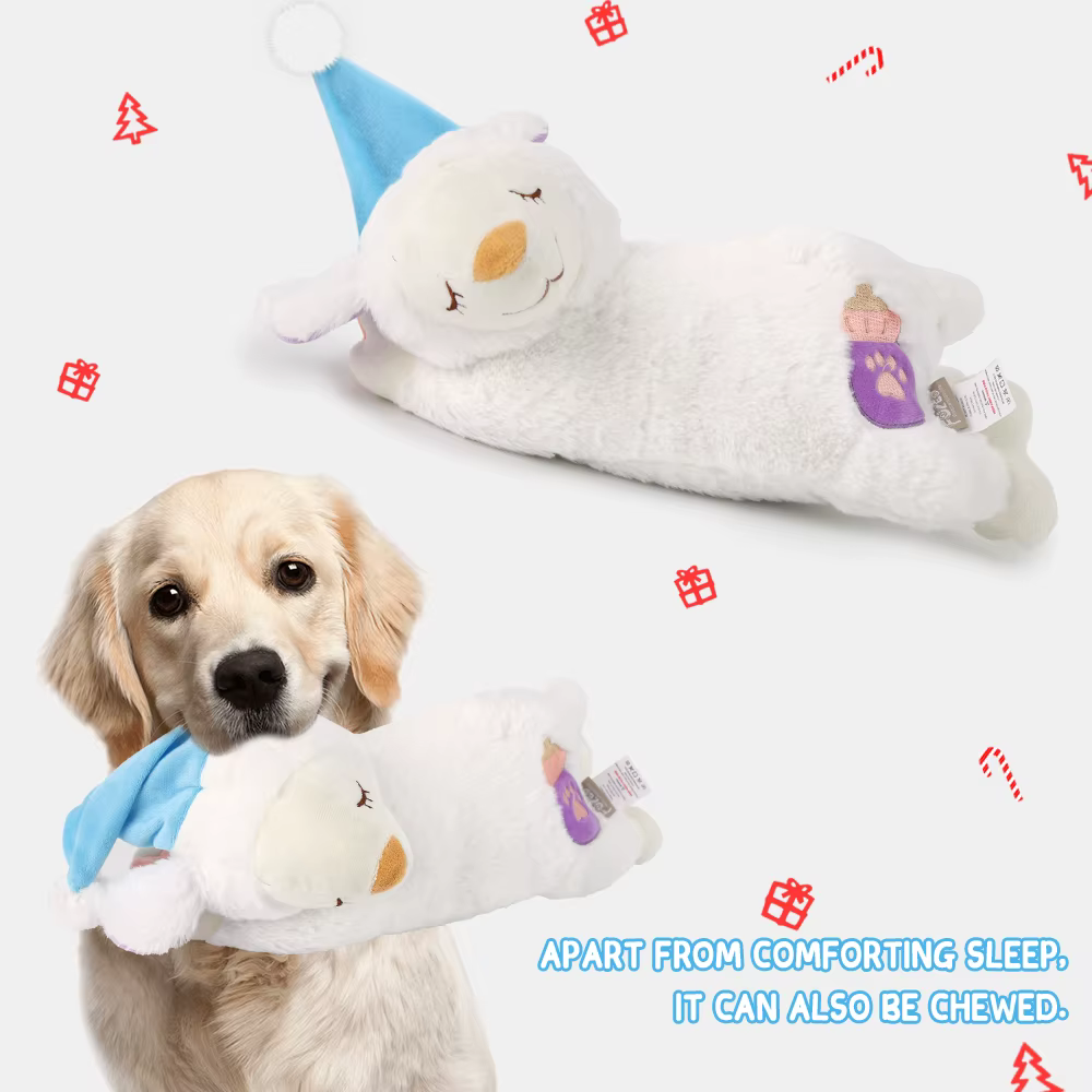 Juguete antiestrés para mascotas con diseño de cordero