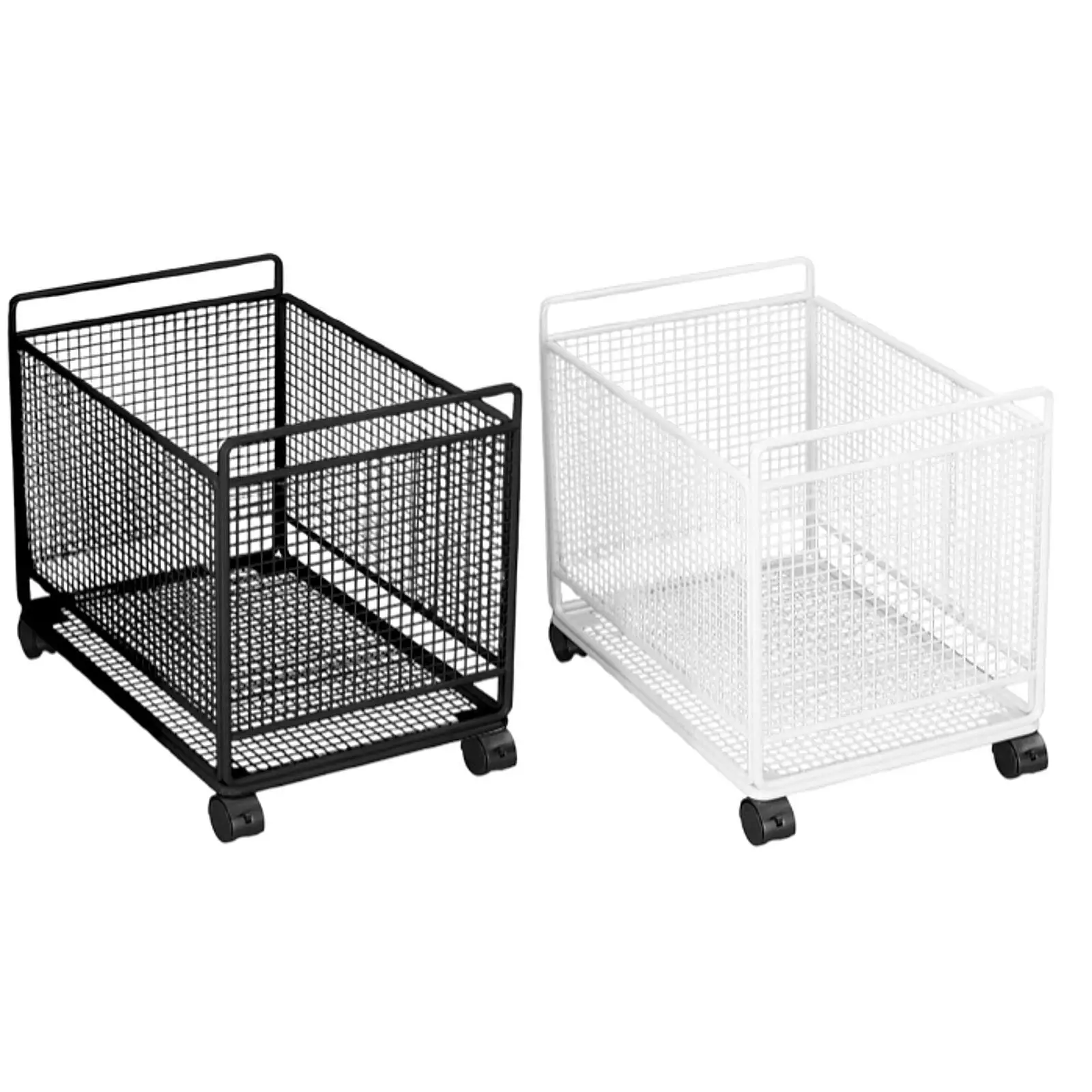 Carrito con ruedas multifuncional y asa para cocina y estudio