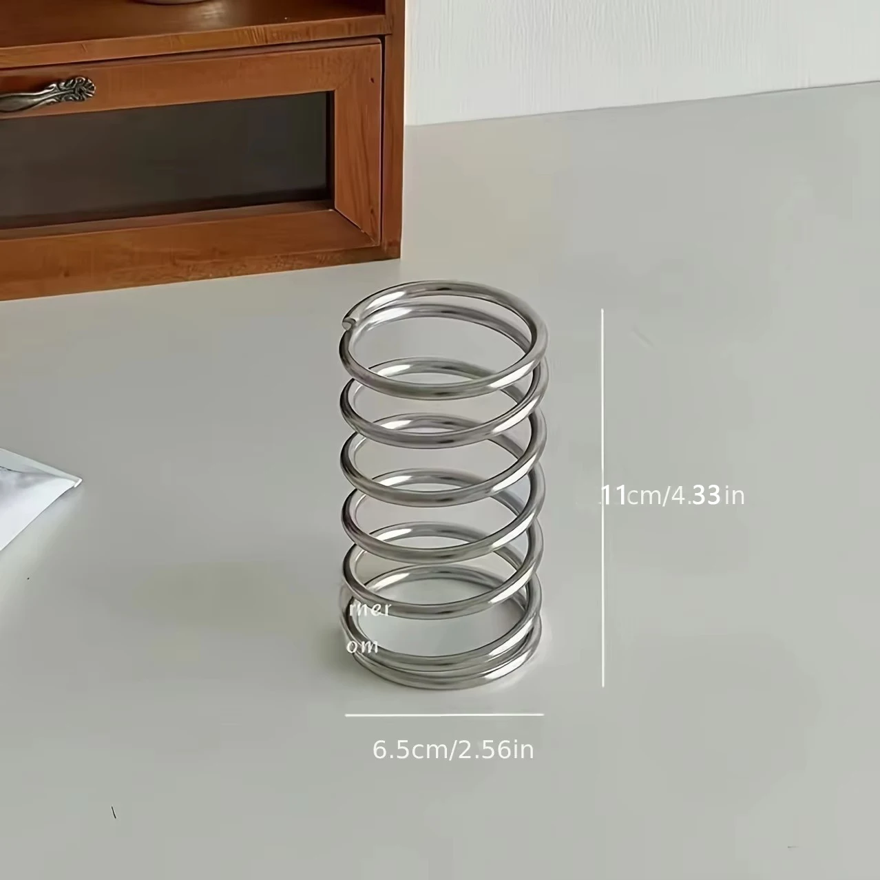 Soporte cepillos de dientes y maquillaje acero inoxidable – Estantería baño