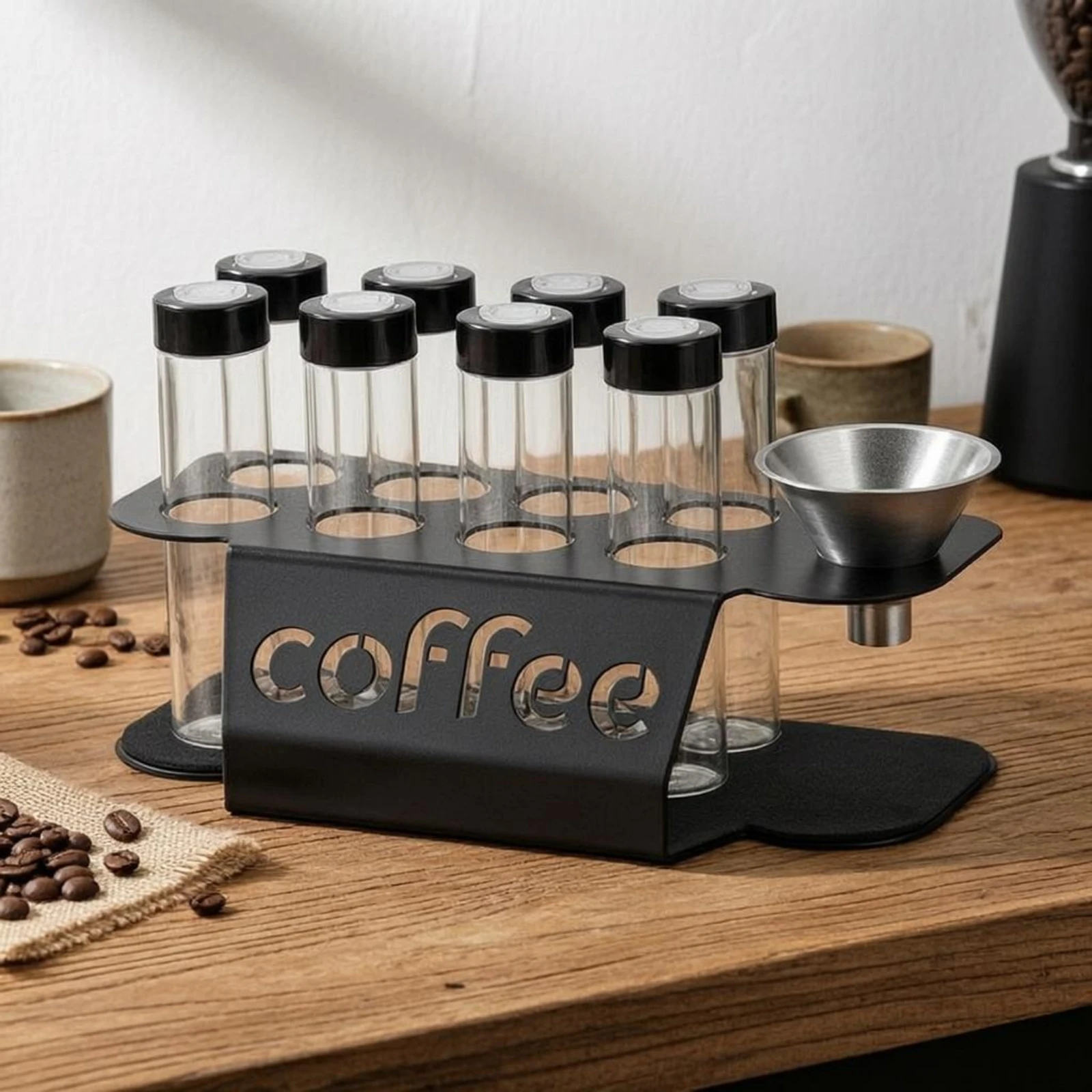 Estante organizador para gatos y perros, frascos transparentes - imagen 5