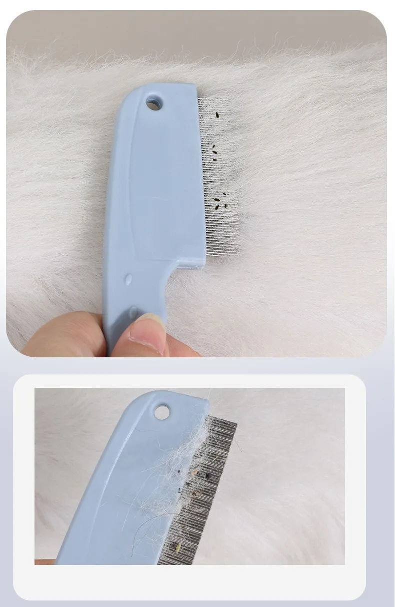 Detalle de dientes del peine