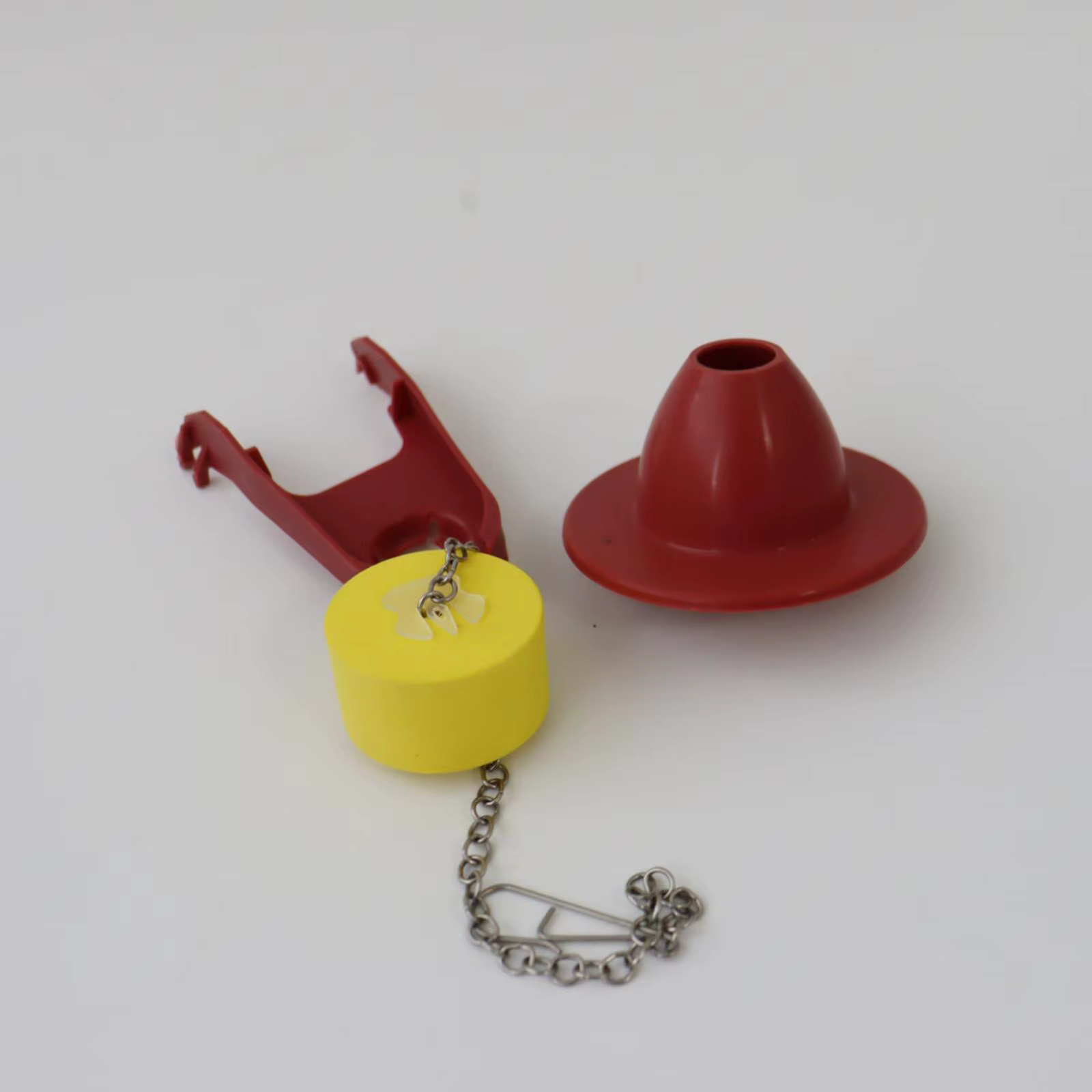 Kit válvula descarga cisterna WC 59 mm – Repuesto doble descarga para inodoro