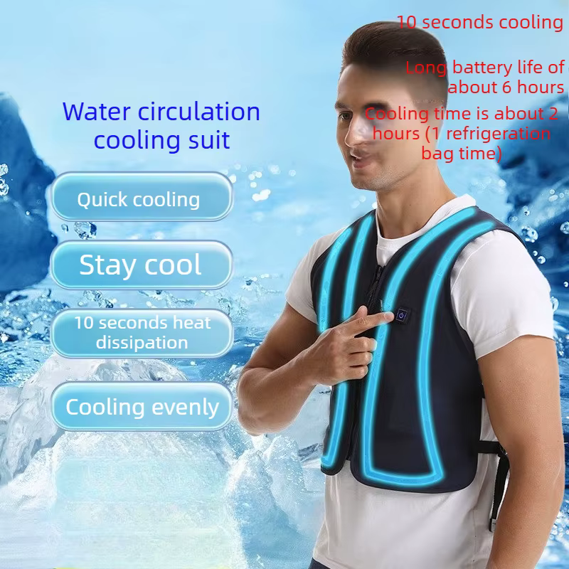Chaleco refrigerante circulación agua para perros – Anti calor extremo - imagen 5