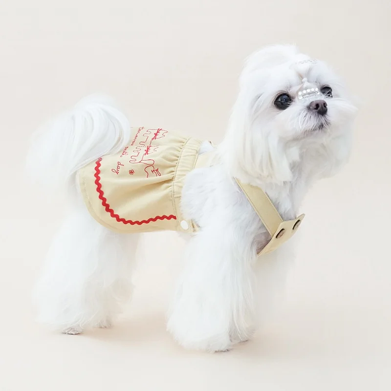 Ajuste de tirantes en vestido para Chihuahua