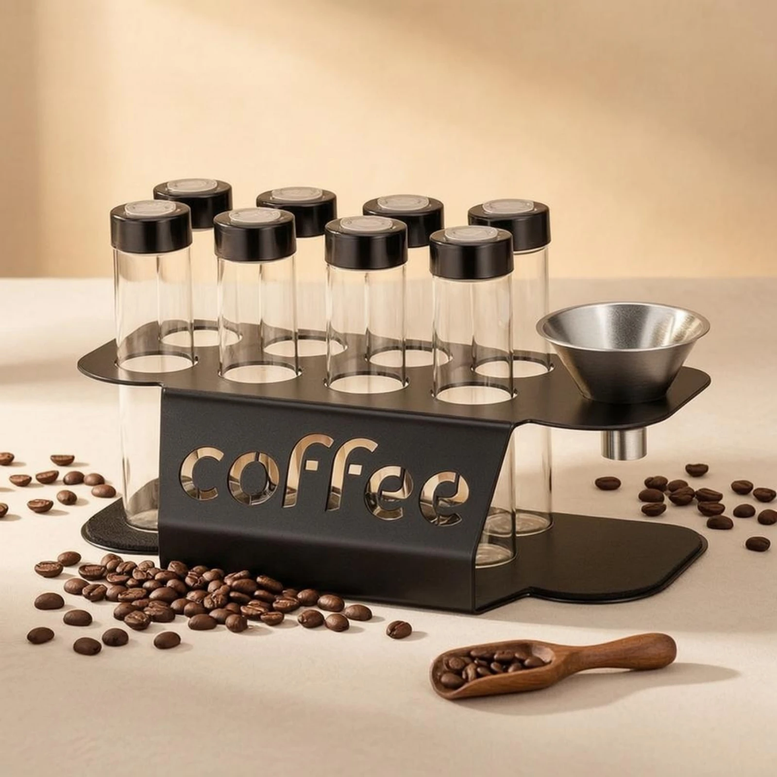 Estante organizador para gatos y perros, frascos transparentes - imagen 4