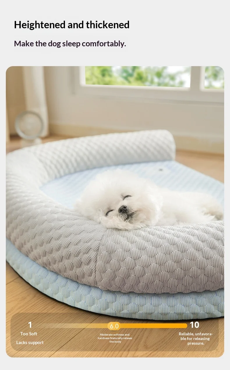Detalle de la cama para mascotas