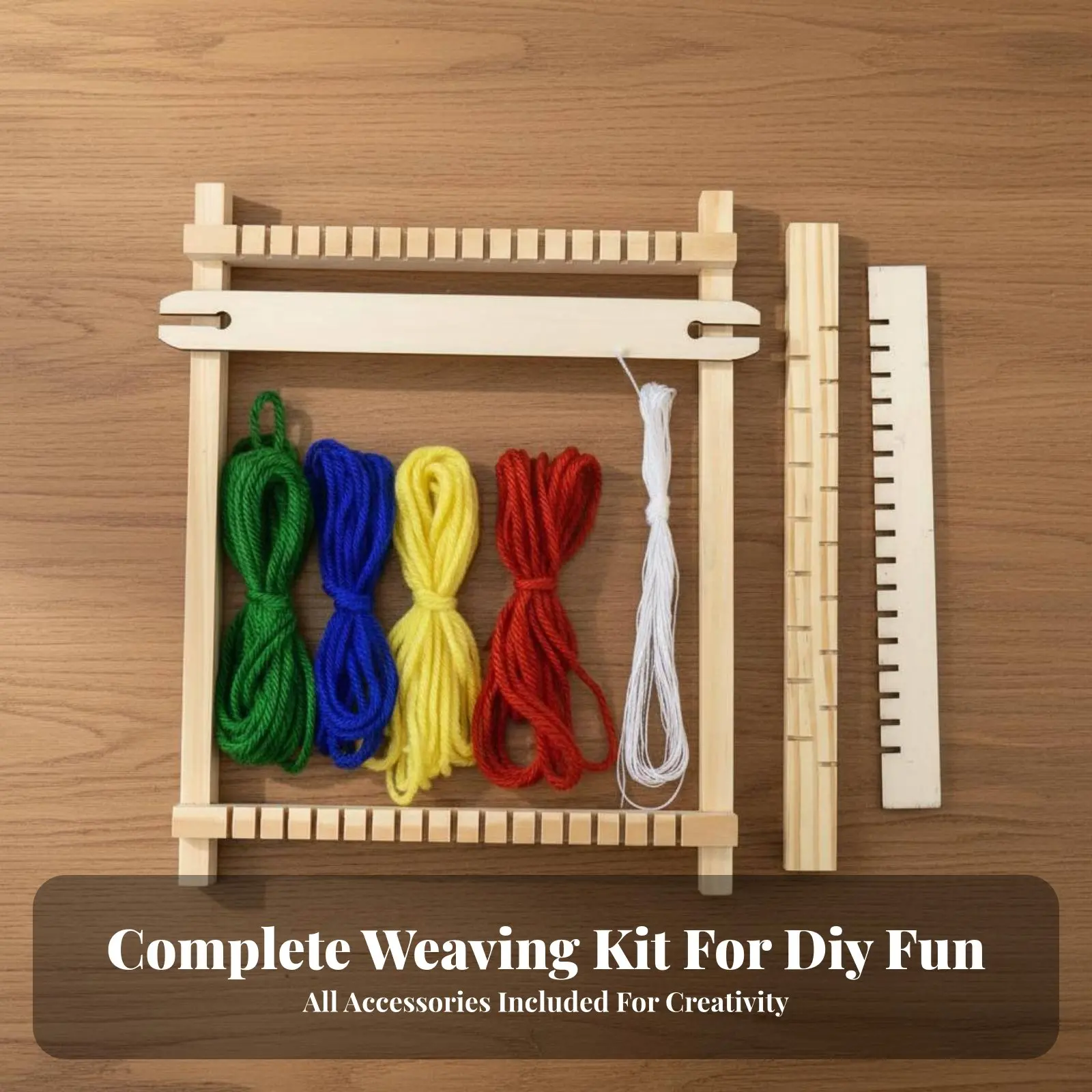 Juguetes para gatos y perros: kit telar de madera educativo - imagen 4