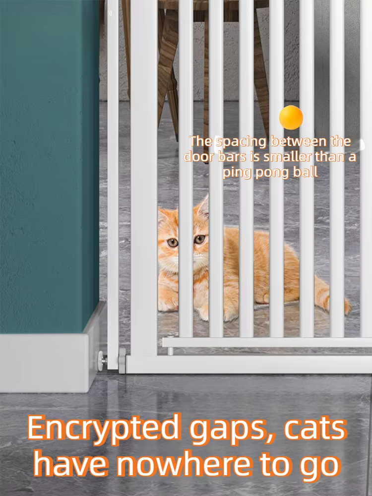 Valla antiescape para gatos y perros con puerta de bloqueo - imagen 5