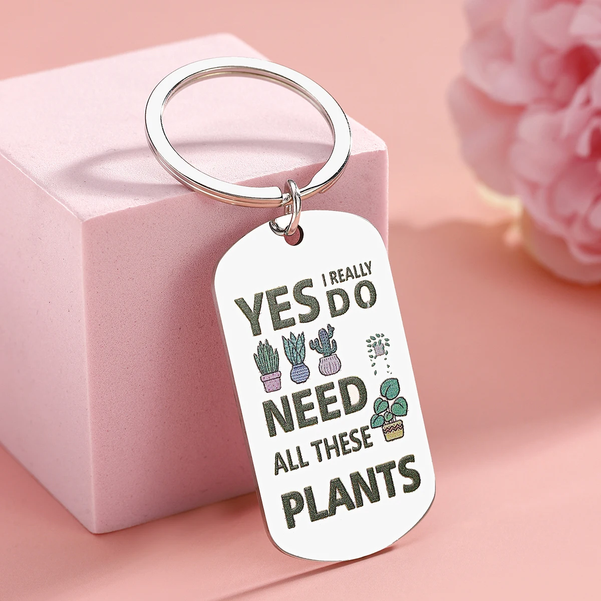 Llavero hortícola para mamá de plantas, regalo para amantes de jardinería