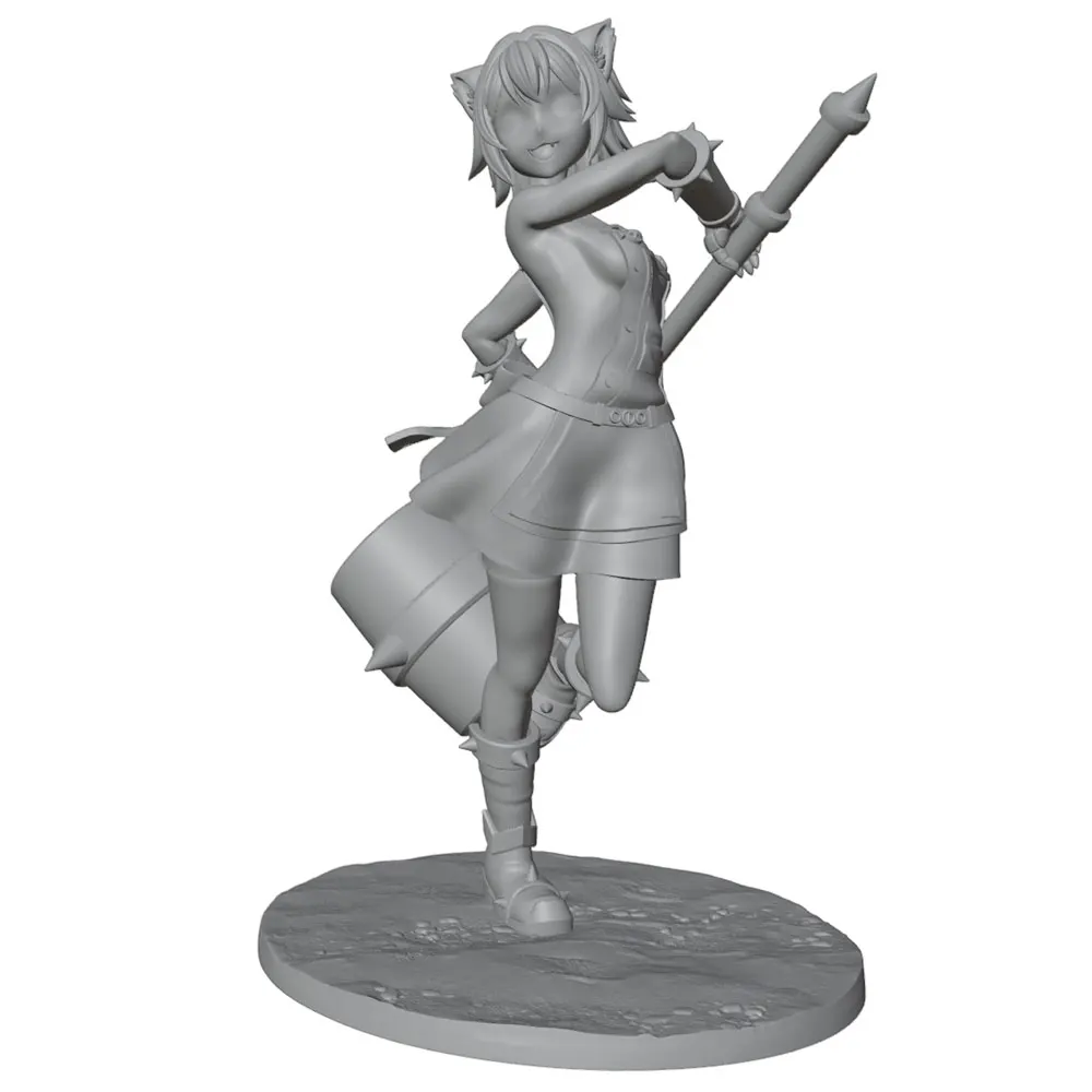 Detalle de figura sin pintar para personalizar