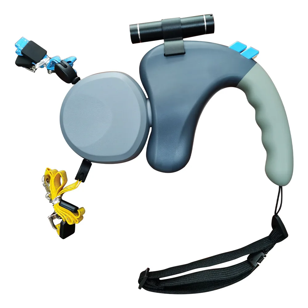 Correa extensible retráctil automática para perros exteriores