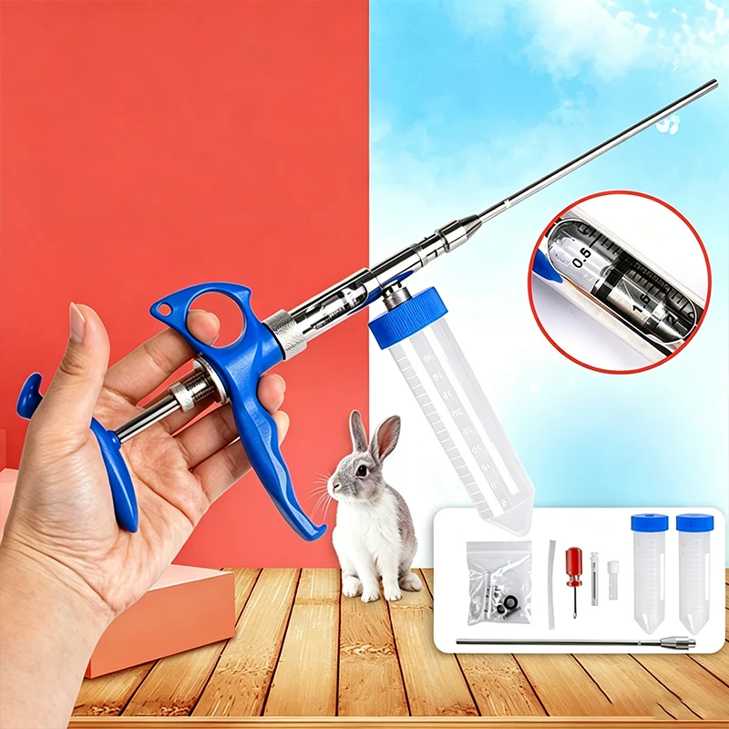 Kit de inseminación artificial para conejos: inyector continuo preciso - imagen 5