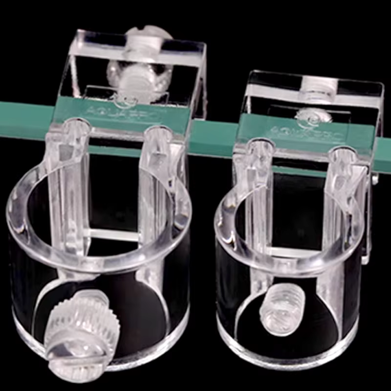 Soporte fijo para pecera JIECARE con tubo de agua acrílico