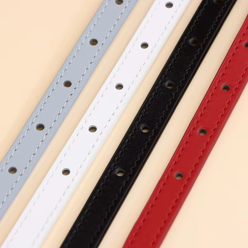 Collar perro cuero genuino antipull para perros pequeños hecho a mano - imagen 2