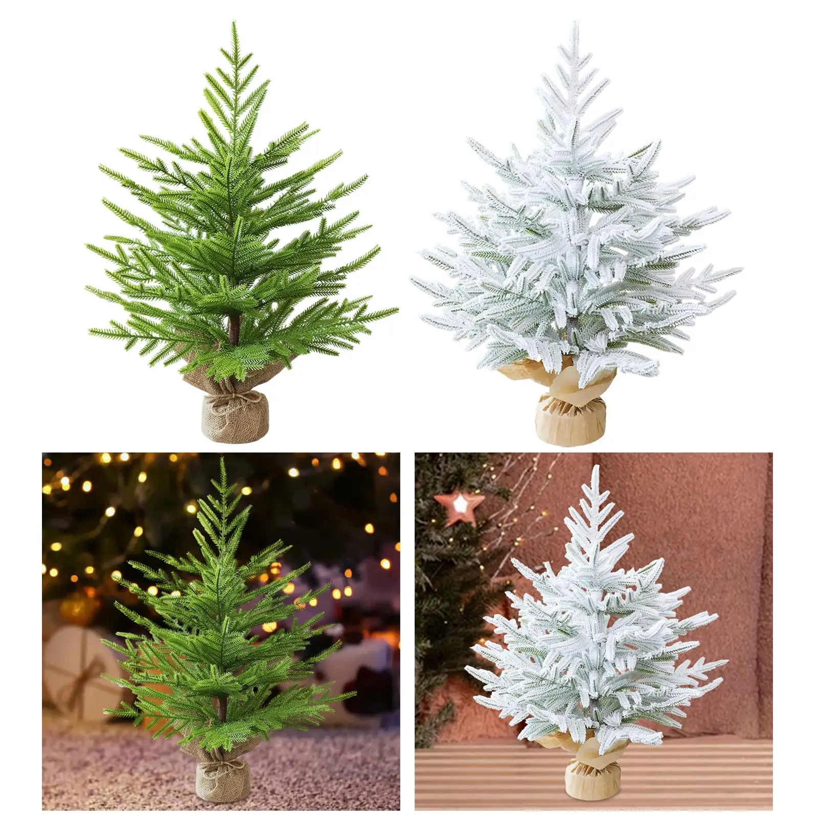 Mini árbol de Navidad para gatos y perros, decoración de mesa - imagen 3