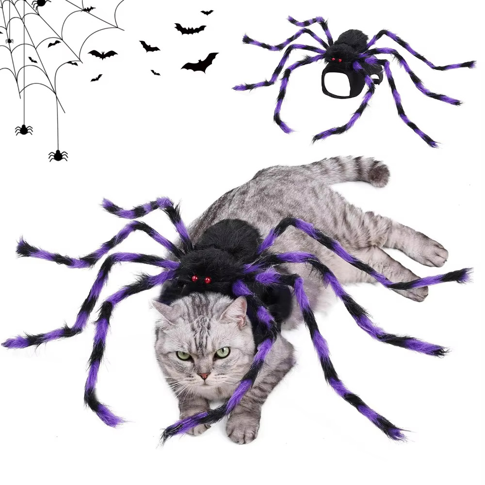 Disfraz de araña para gatos y perros pequeños en Halloween - imagen 2