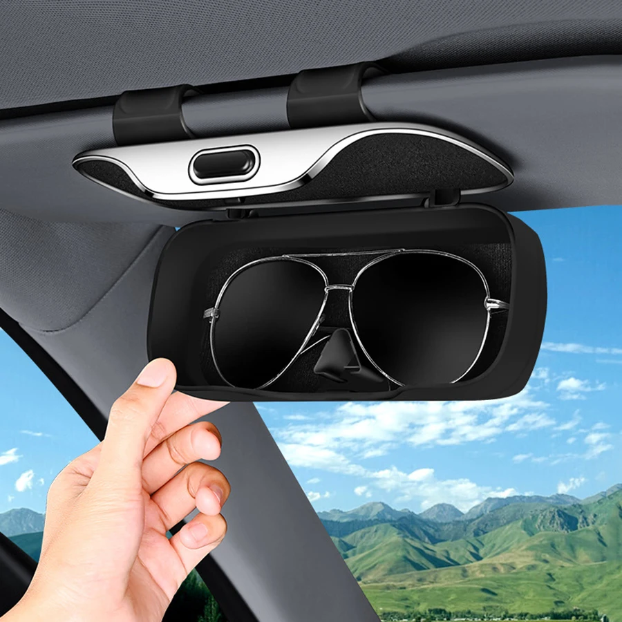 Vista del accesorio con diferentes tipos de gafas