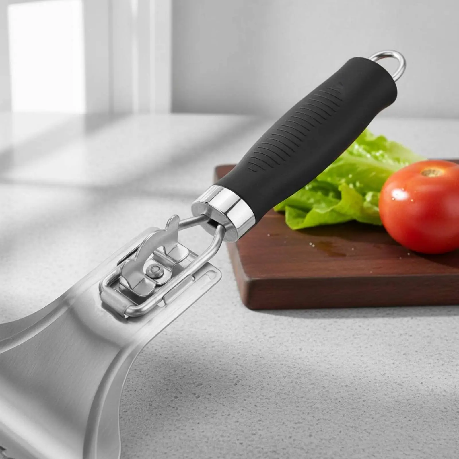 Pala para pizza de acero inoxidable plegable, fácil de limpiar y ligera - imagen 5
