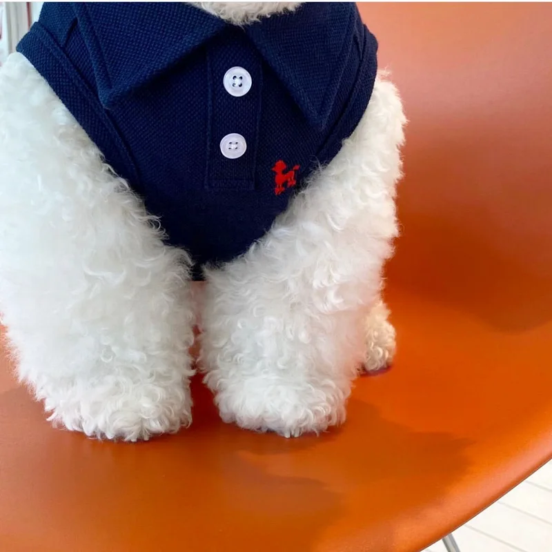 Estilo polo transpirable para mascotas