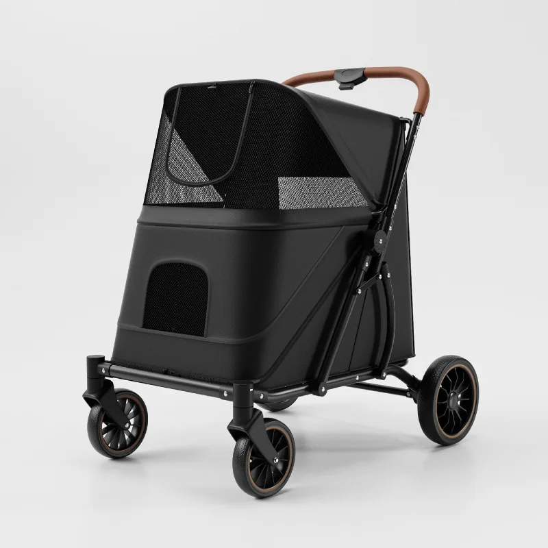 Carrito plegable para perros grandes, mayores o con movilidad reducida