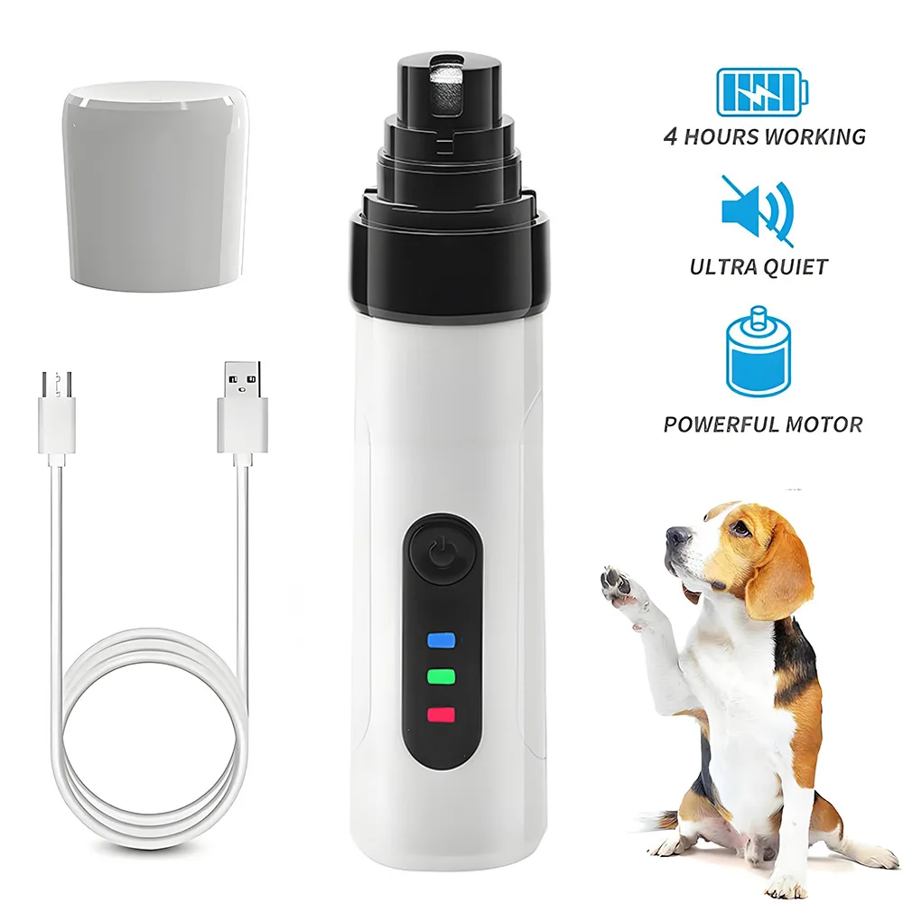 Cortauñas eléctrico automático para perros y gatos, manicura segura - imagen 2