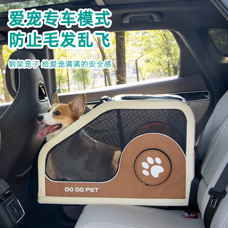 Carrito plegable para perros y gatos medianos – Ruedas silenciosas - imagen 5