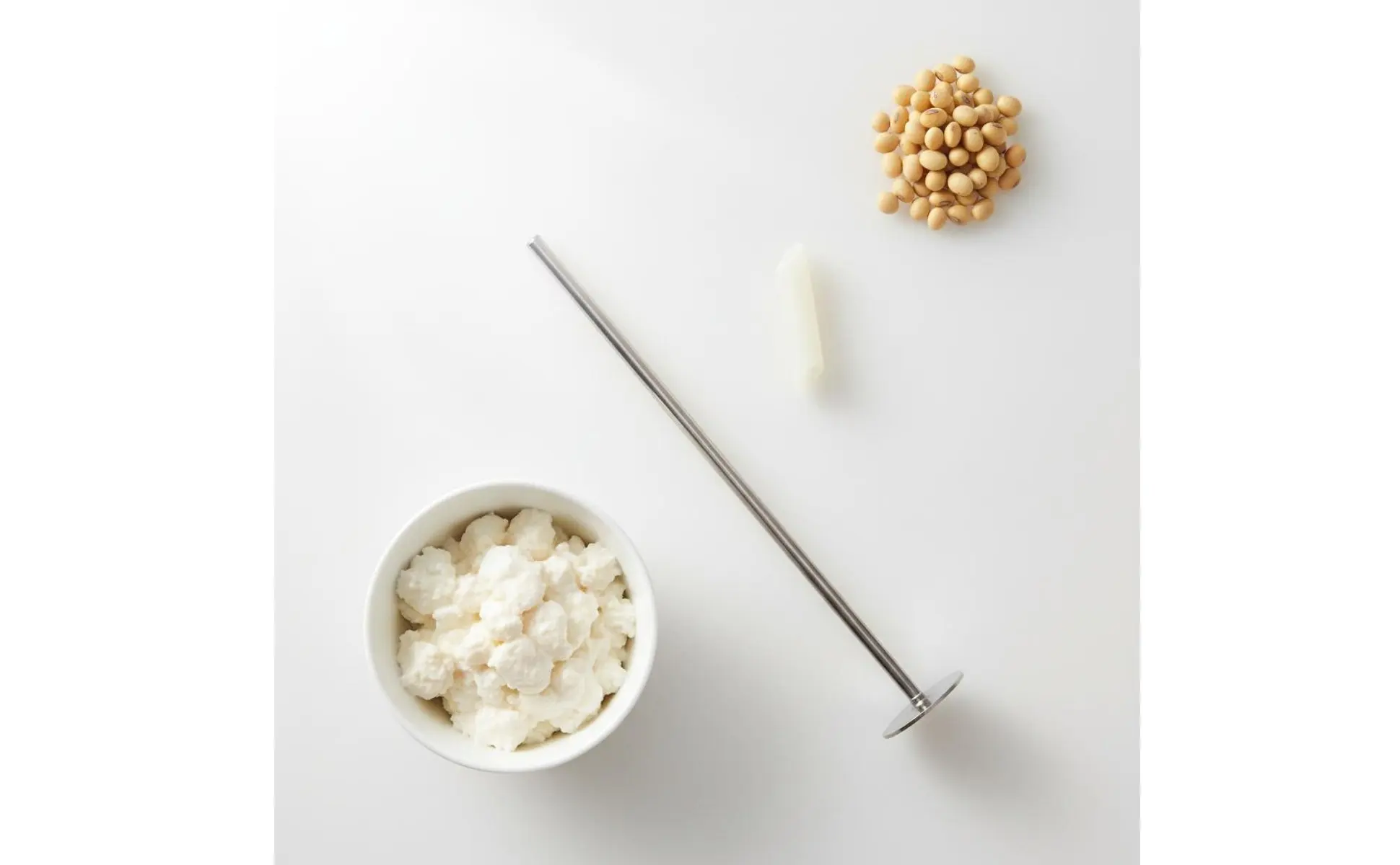 Agitador de tofu de acero inoxidable con placa engrosada