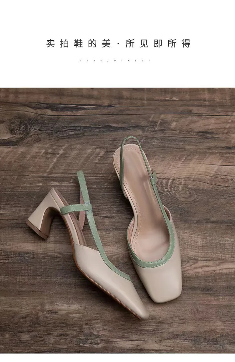 Sandalias TULX combinadas con conjunto de verano