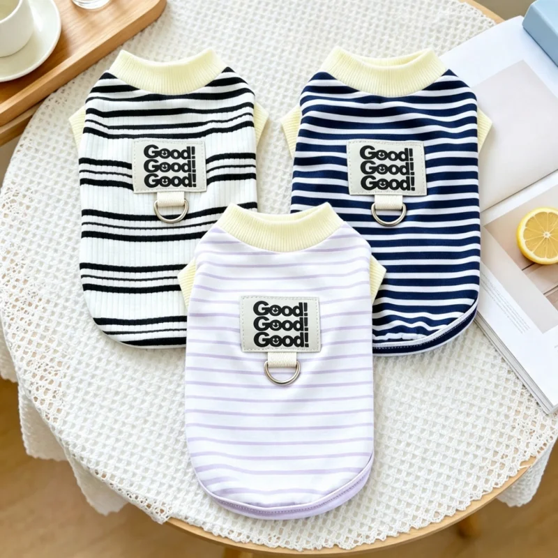 Jersey a rayas para perros y gatos, ideal para el otoño - imagen 5