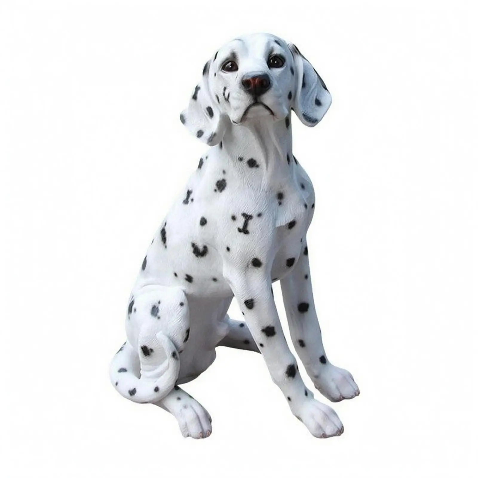 Estatua de Labrador sentado con pelo texturizado – Escultura decorativa para hogar - imagen 4