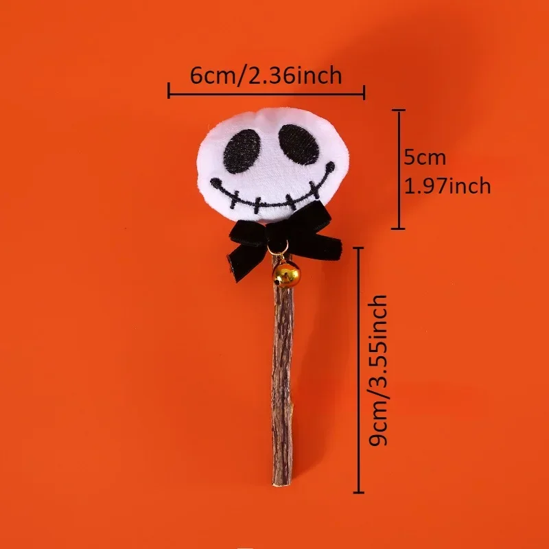 Juguetes Halloween para gatos – Set de 3 accesorios fantasma y calabaza - imagen 2
