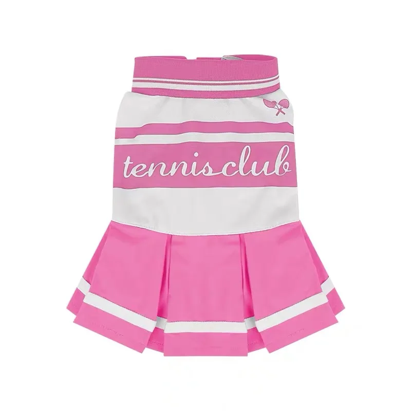 Vestido deportivo sin mangas rosa de algodón para perras Dachshund - imagen 2