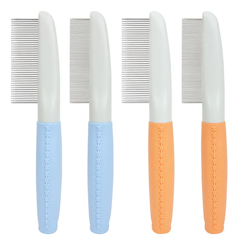 Peine antipulgas para perros y gatos: cepillo de masaje y pelo - imagen 4